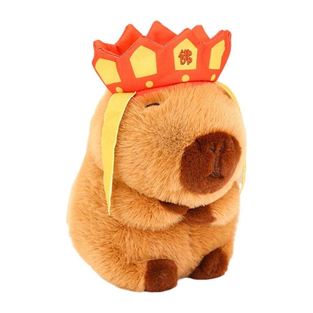Capybara Stuffed Toy Plush Capybara Doll Cartoon Realistic Stuffed Animal