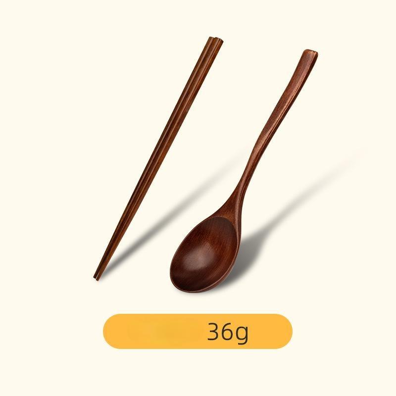 Wooden Dinnerware Large Soup Spoon, Chopsticks,Kitchen Tableware