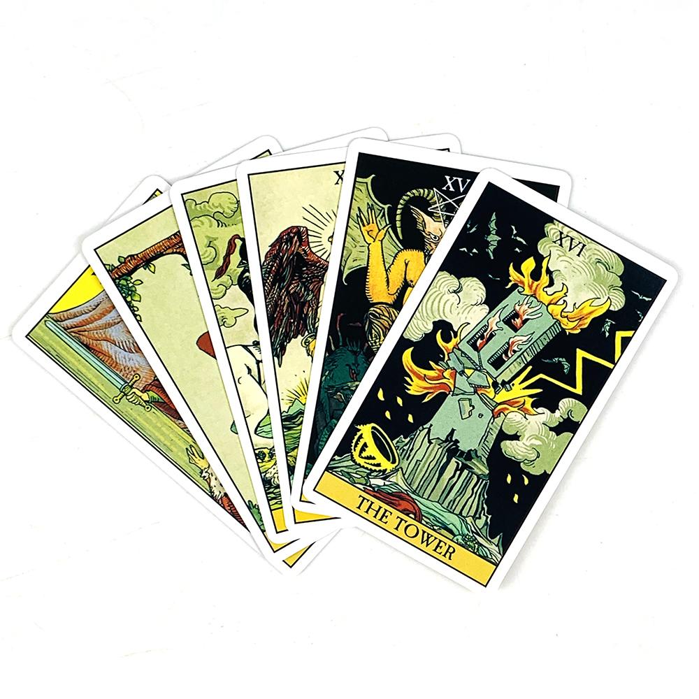 Tarot Cards A 78pcs Deck Oracle English Visions Divination Edition Borad Playing Games,Christmas and New Year Gifts