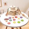 Wooden Play Kitchen Cookware Set: Frying Pan & Rice Cooking Toys for Kids