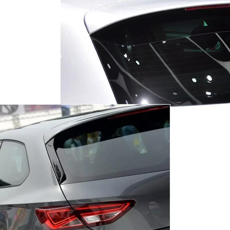 2 szt. Listwa Krawędziowa Wlotu Powietrza Spoiler Dachowy Tylny Krawędź Boczna Klapa Tylna Pionowy Spoiler Tylny Do Seat Leon 5F FR Mk3 MK3.5