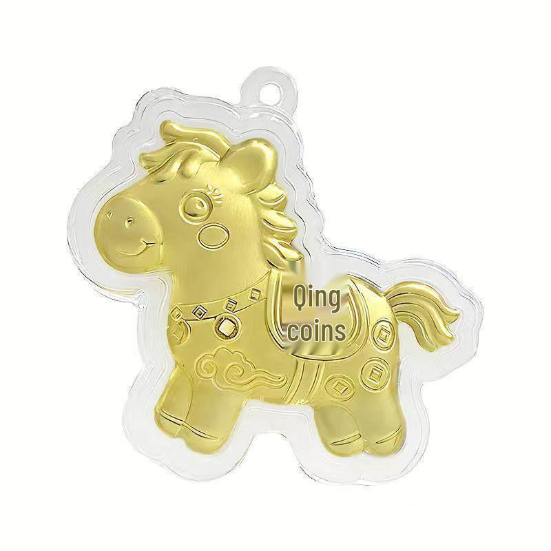 2026 New Year Horse Pendant: Good Luck Red String Phone Chain for Prosperity & Safe Travels Standard