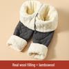 Northeast Men's Thick Wool + Velvet Warm Winter Elastic Heat-Generating Cotton Pants