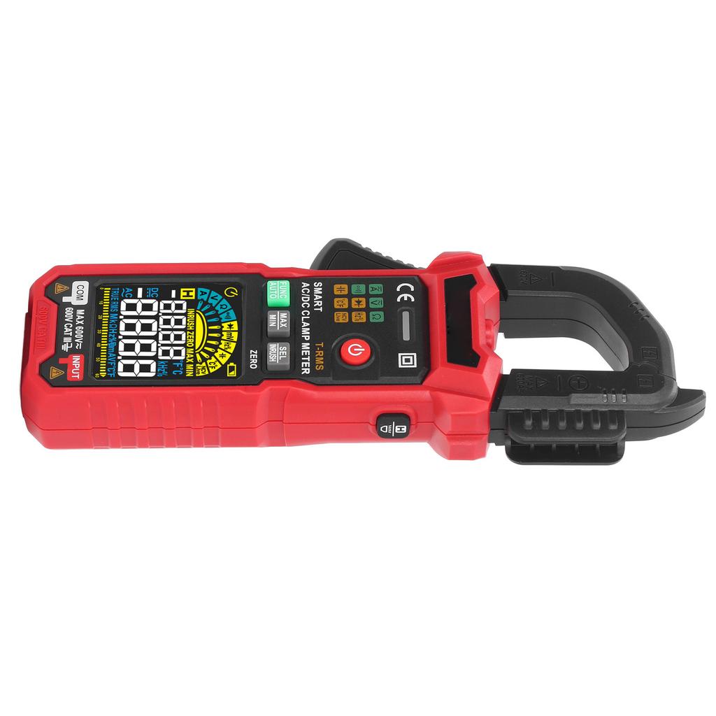 Digital Clamp Meter Multifunctional AC DC Ammeter NCV Smart Auto Ranging Multimeter for Testing