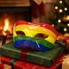 Splendida Maschera Costume di Carnevale Maschera di Mardi Gras per Uomini Donne, Colorata Arcobaleno Mascherata Veneziana Festa di Ballo, Carnevale, Cosplay di Halloween
