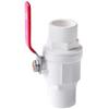 UPVC Steel Handle Ball Valve - Quick Open, Easy Turn Adhesive Water Supply Pipe Valve