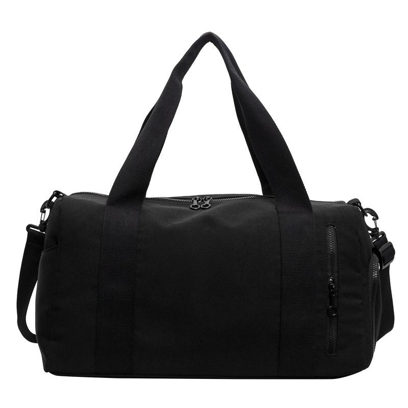 

Outdoor Trendy Casual Style Portable Shoe Bin Commuting Travel Bag Dry Wet Separation Sports Gym Bag Can Be Used To Pull Rod чорний