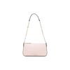 Empire Gold Logo Logo Zipper Closure Leather Shoulder Clutch Medium Women's Light Pink
