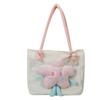Lightweight Oxford Cloth Tote Bag for Women Large Capacity Shoulder Underarm Bag