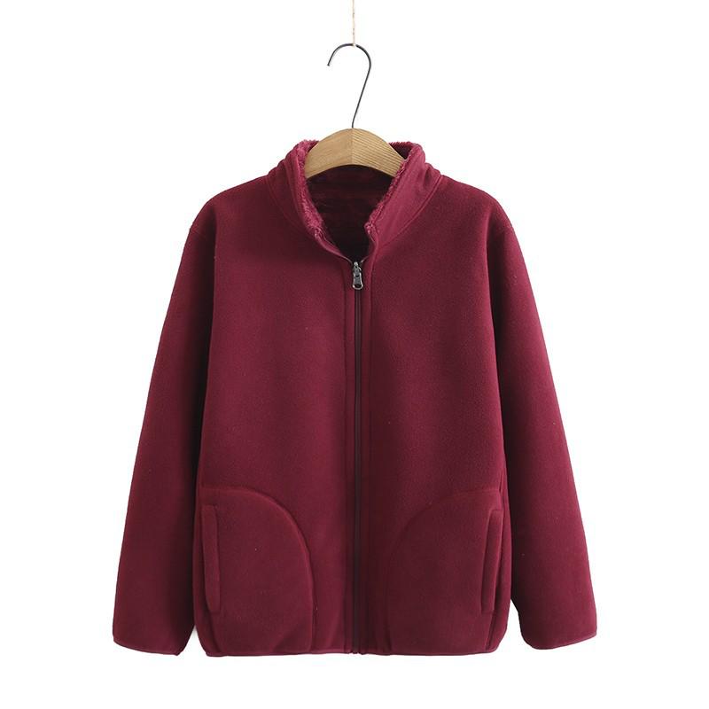 Women's Reversible Fleece Vest - Fashionable, Warm, Sleeveless Jacket for Autumn/Winter