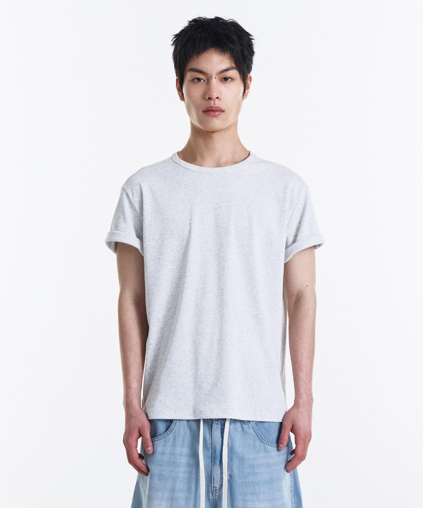 Gicheol All Day Soft T-Shirt (Melange White)