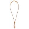 1pc Hand-knitted DIY Braided Necklace Cord Necklace Cord Empty Stone Holder Crystal Necklace Holder