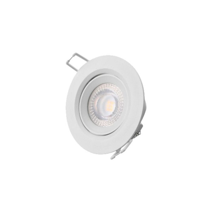 Zápustné LED svítidlo EDM - 5W - 380lm - 3200K - Bílé - 31652