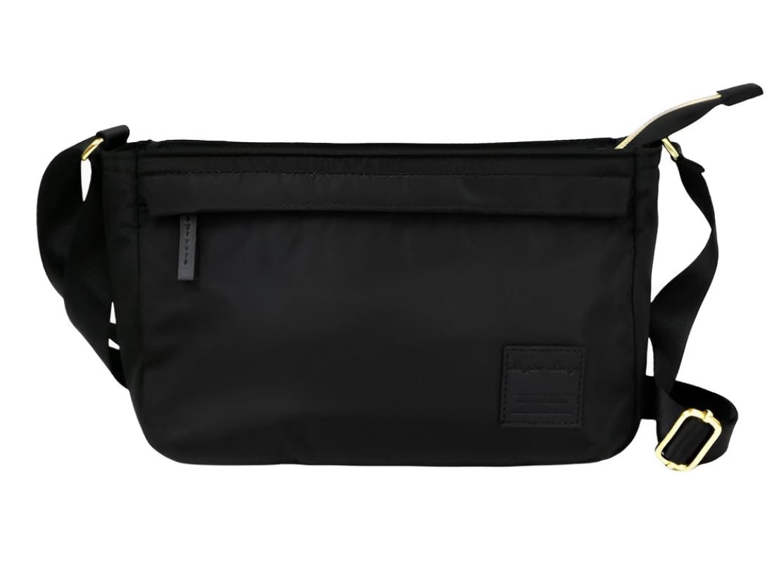 

Shoulder water black [Legat Largo] bag, repellent, silky, LI-V0081, women s,