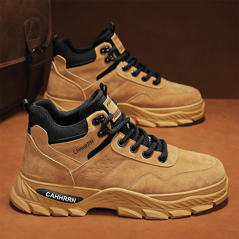 Fashion CYYTL Mens Boots Casual Shoes Winter Cowboy Combat Tactical Motorcycle Chelsea Ankle Work Leather Outdoor Hiking Designer Luxury