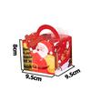 Christmas Hand-held Rope Apple Candy Packaging Box, Christmas Eve Peace Fruit Biscuit Creative Gift Baking Paper Box