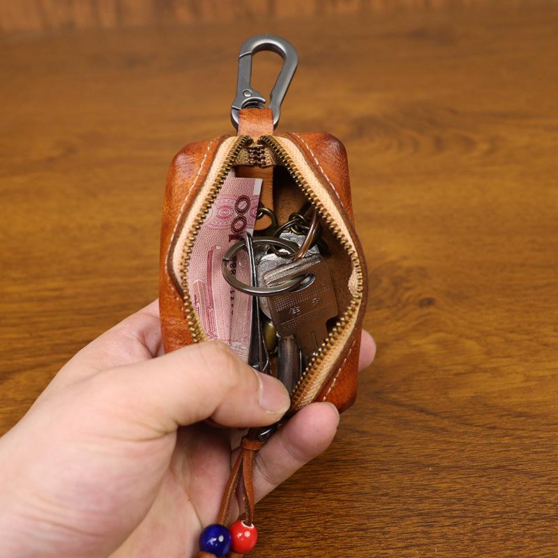 Мужская кожаная сумка для ключей — фото 3