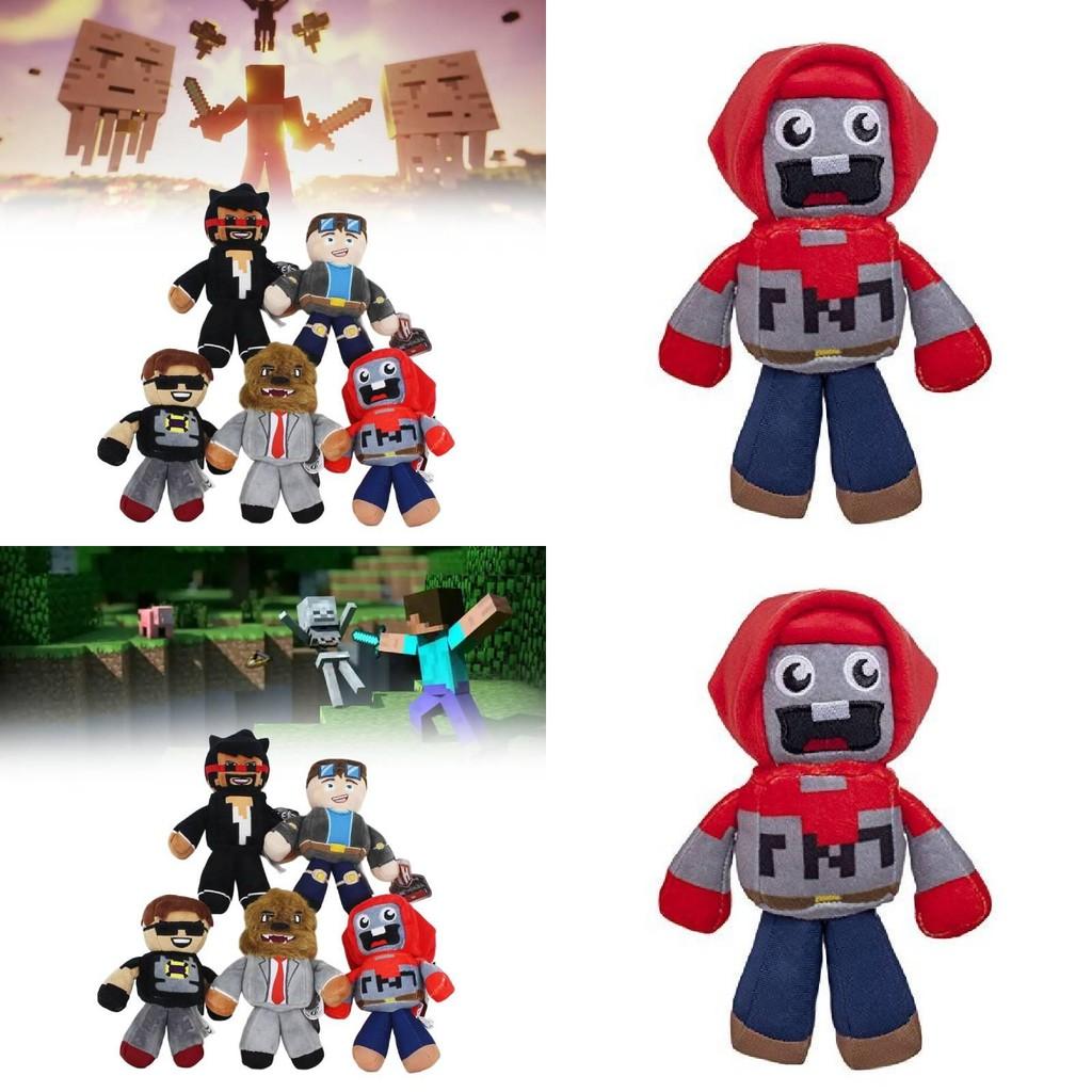 Minecraft Tube Heroes Pluszowa Zabawka Kreskówkowa Lalka z Gry Dla Dziecięcej Sypialni I na Urodziny