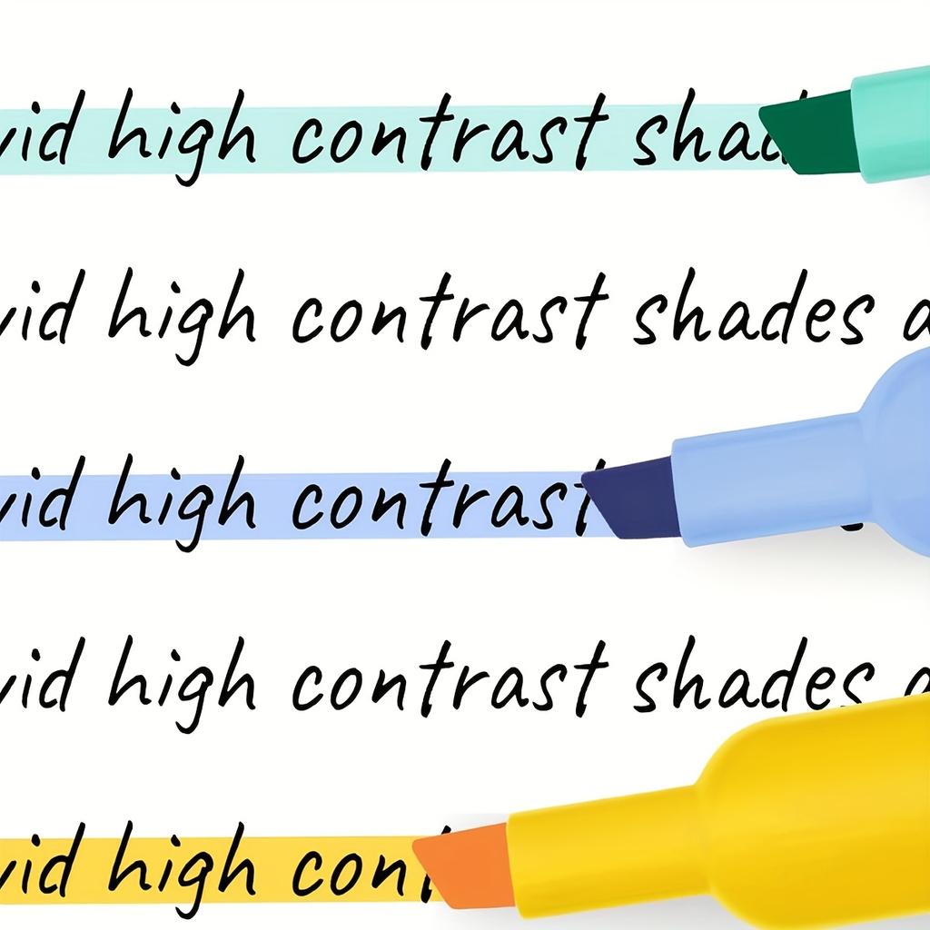 Cute Cartoon Cat Highlighter School Office Stationery Student Drawing Supplies Kawaii Ice Cream Mini Marker Pen