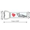 Havana Brown – Bottle opener with a cat, personalized fridge opener | Art-Dog