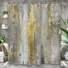 Abstract Black Shower Curtain Modern Minimalist Contemporary Geometric Line Neutral Bathroom Set Accessories Decor With