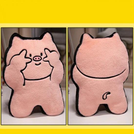Cartoon Biye Pillow Cute Plush Sofa Cushion Pillow For Girls Soft And Cute Seat Cushion