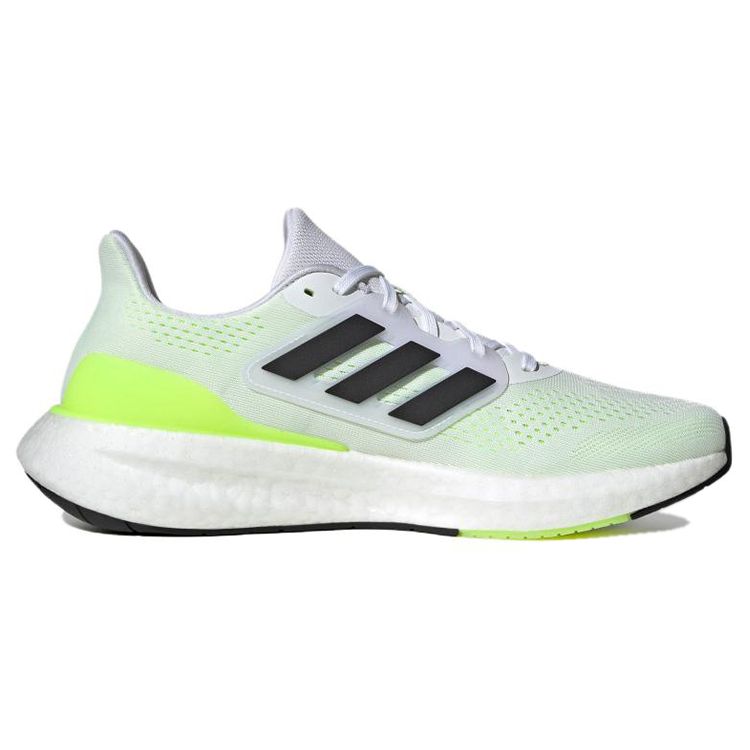 Adidas PureBoost 23 White Lucid Lemon Men Sneakers Cloud-White Core-Black IF2379