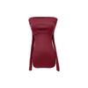 Black One-Shoulder Long Sleeve Sexy Dress - Slim Fit Autumn/Winter Hip-Hugging Skirt for Women