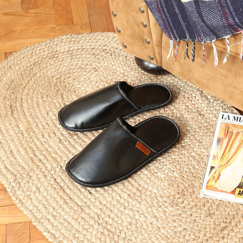 Room Shoes Black Height 90 x Width 110 x Depth 270mm [Dulton] T20-0226S/BK