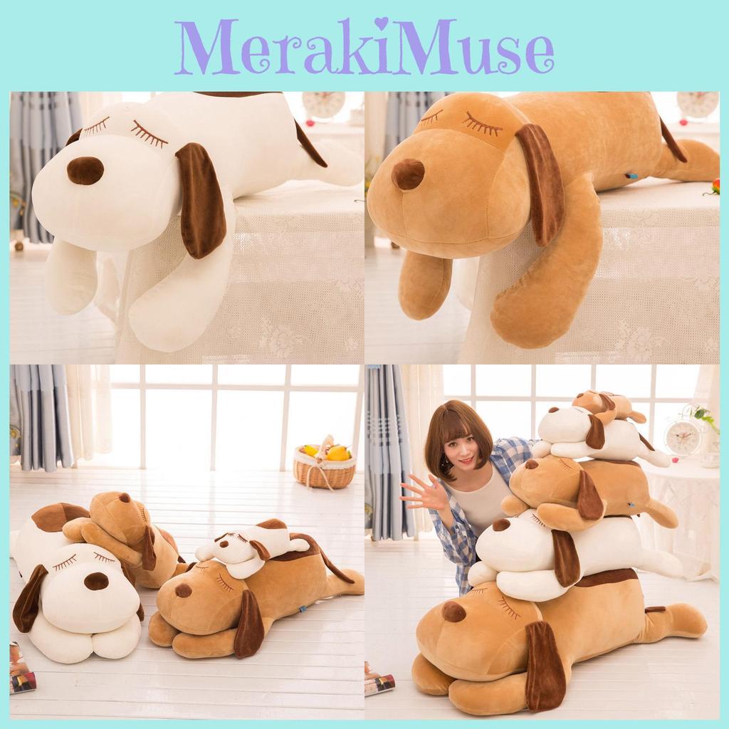 Cuddly Soft Soft Dog Plush Toy Cute Cartoon Children Sleeping Companion Doll