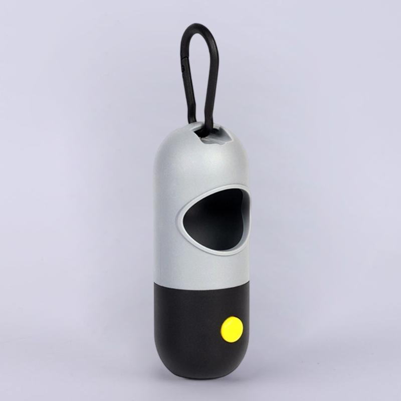 LED Illuminated Dog Poop Bag Dispenser for Safe Nighttimes Dog Walks Ensuring Pet Safety and Easy Bag
