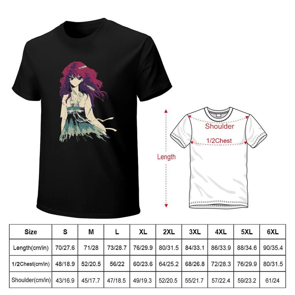 Princess Yona TShirt Cute Tops Short Sleeve Tee Graphics Anime Shirts Men