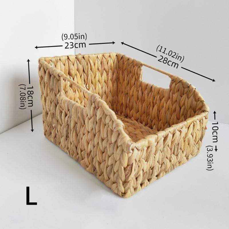 Modern Nordic Handwoven Storage Basket Breathable Materials Scandinavian Storage Bin for Living Room Bedroom