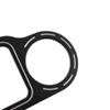 3Pcs Front Fairing Stereo Speaker Grill Trim Ring for Harley Touring Glide Ultra Classic 1996-2013 Gauge Bezel Instrument Board