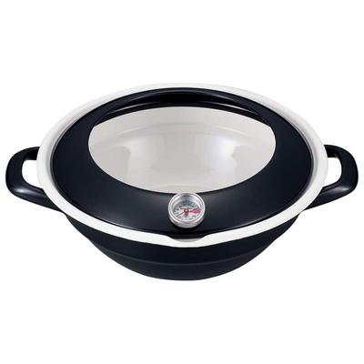 Fuji Enamel Tempura Pot BK 24cm BK TP-24
