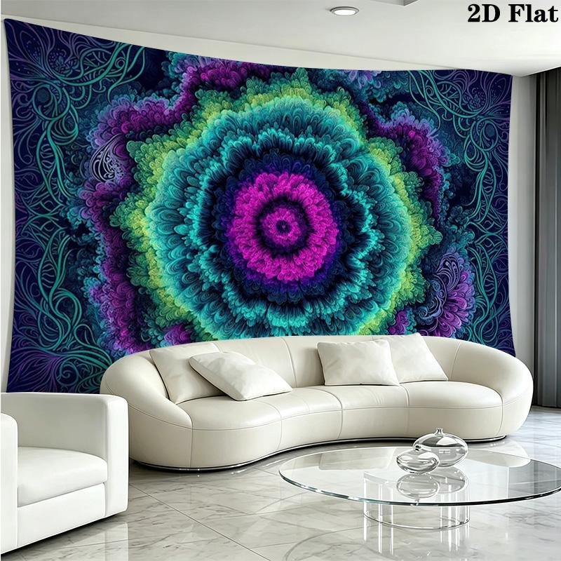 Tie-Dye Wall Tapestry Aesthetic Wall Hanging Printed Fabric Blanket Decorative Tapestries for Bedroom Living Room Home Decor