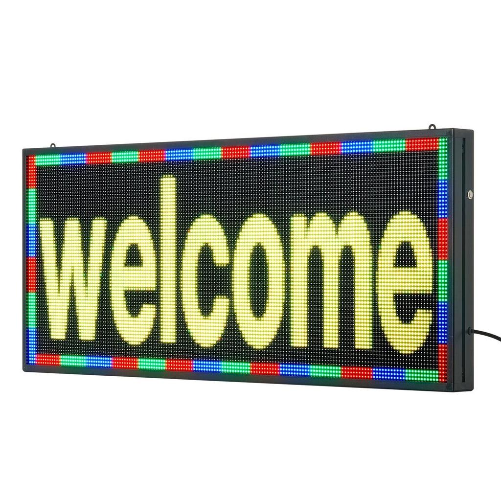 40x18in Programmable LED Sign Digital Scrolling Display Board P6 Fullcolor