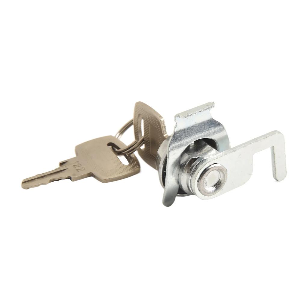 1set Lock & Hook With 2pcs Keys For Cam Lock With Quick Clip For Cash Drawer Locker Metal Cabinet Flight Box Lock Accessories