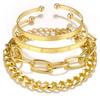 Elegant Zirkonia & Imitatie Parel Legering Sieraden Set - 67 Delen