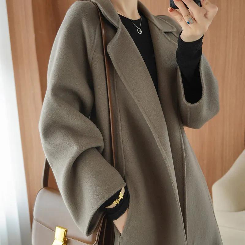 Women's Trendy Long Plus Size Cardigan Coat - Autumn/Winter 2025 Collection