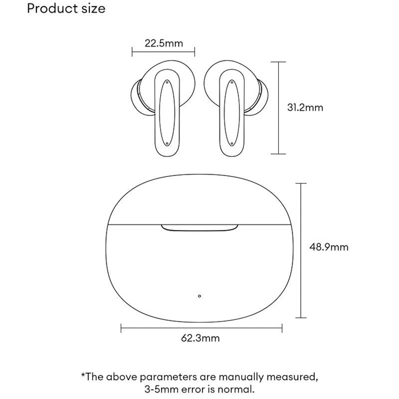 Original Lenovo LE202 Wireless Bluetooth 6.0 Earphones AI Call Noise Cancellation Sound Quality Headphone Long Battery Life Earbuds