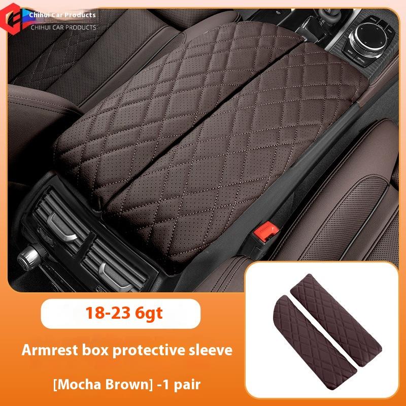 For 18-23 Bmw 6Gt Center Console Armrest Booster Pad Interior Modified Storage Armrest Box Cushion Heightener Central Box