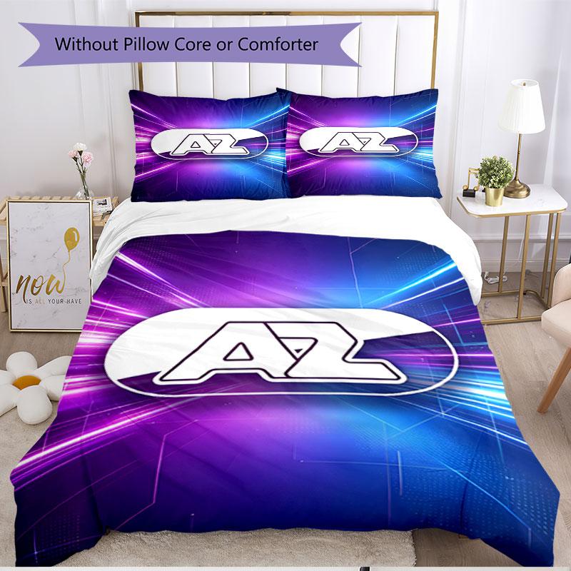 3pcs Duvet Cover Set (1*Duvet Cover + 2*Pillowcase, Without Core), AZ Alkmaar Print Soft All‑Season Bedding Set, Home Bedroom Decor Gift