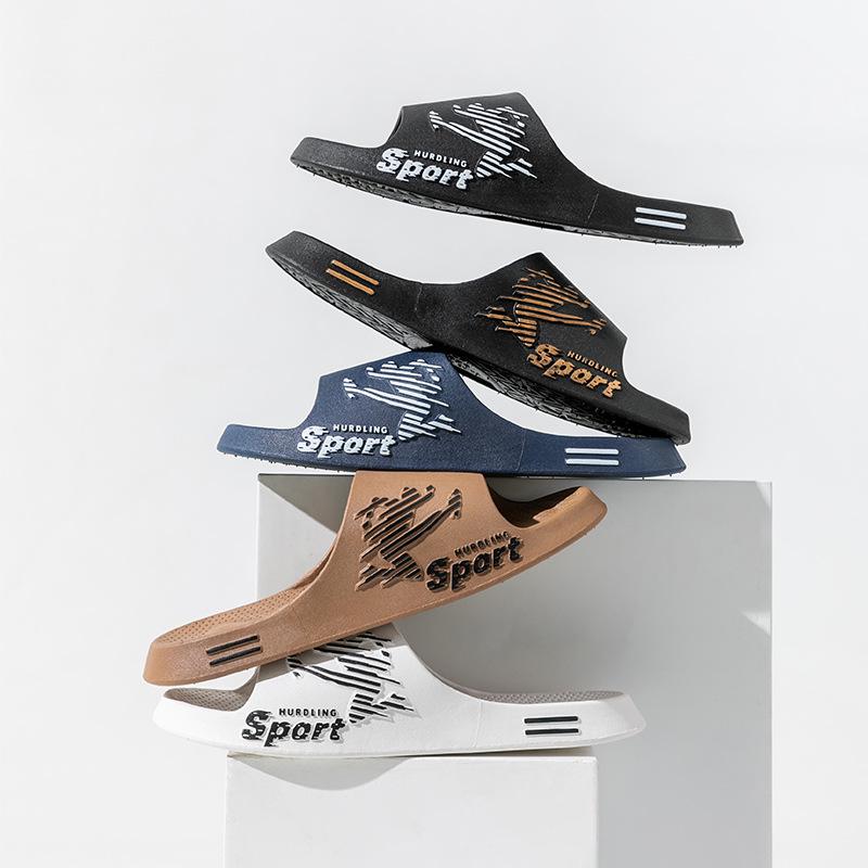 Mrs. Hui's Men's Large Summer Non-Slip Thick-Soled PVC Sandals