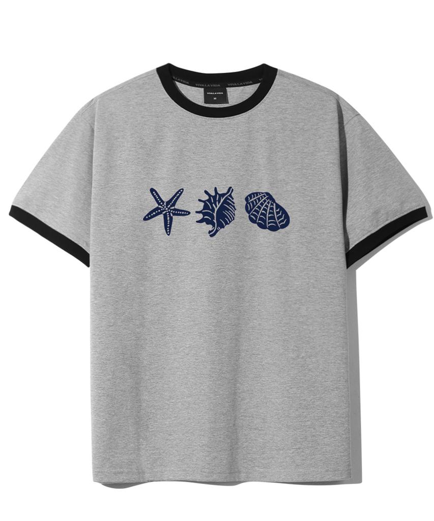 Bibalabida Conch Ringer Short Sleeve T-Shirt