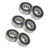 6Pcs 6201 Sealed Bearing High Carbon Steel Car Ball Bearing for Electric Motors Power Tools Vehicle