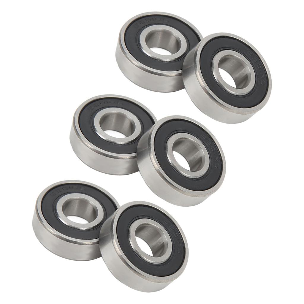 6Pcs 6201 Sealed Bearing High Carbon Steel Car Ball Bearing for Electric Motors Power Tools Vehicle
