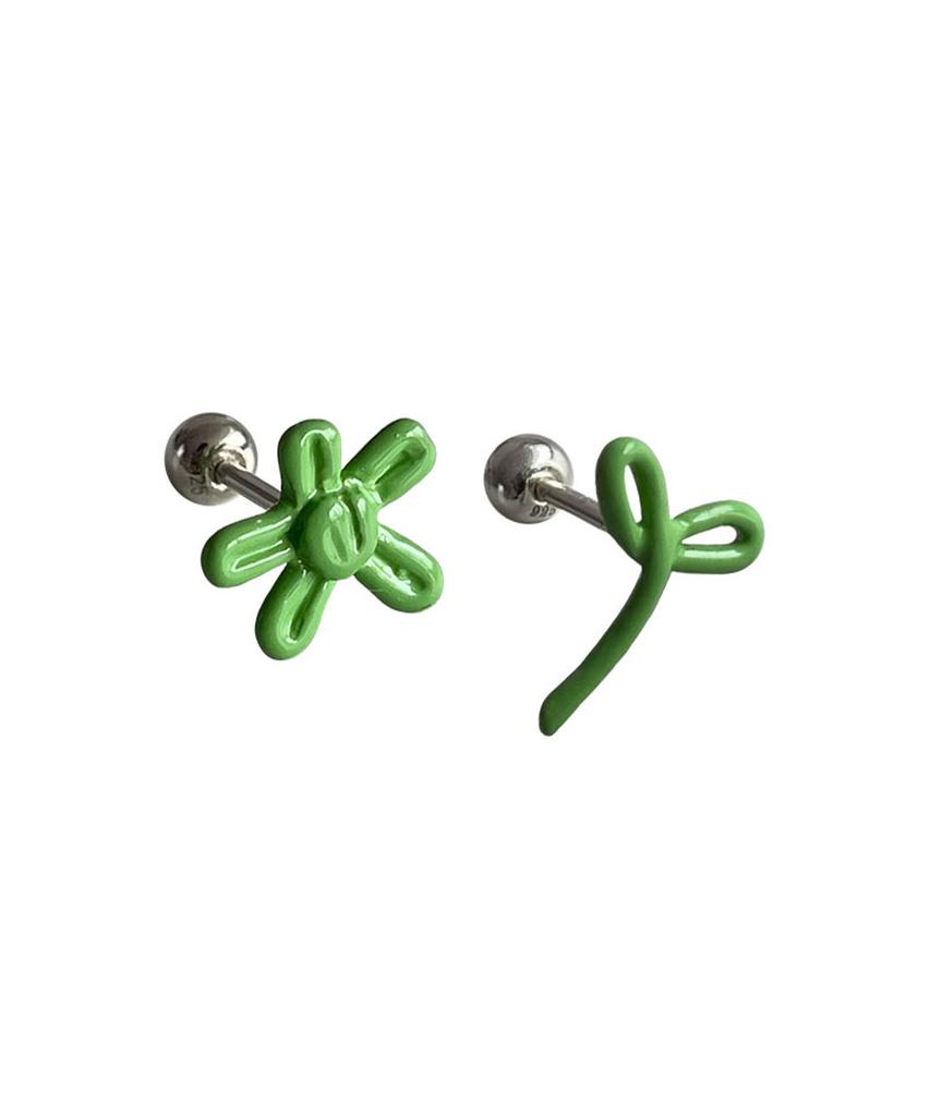 It Doesn'T Matter Pastel Doodle Piercing (Apple Green)
