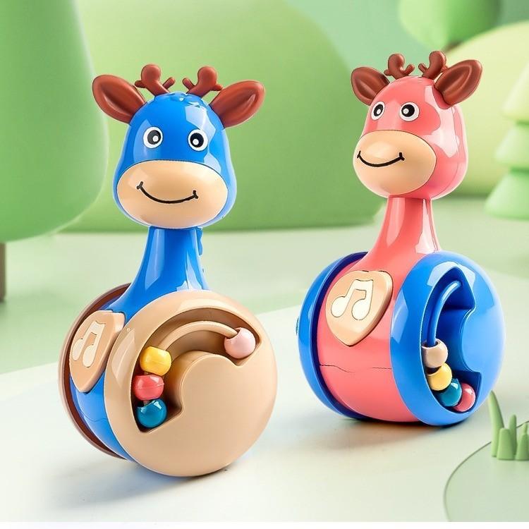 Adorable Deer Baby Soothing Educational Toy For Crawling Infants And Toddlers