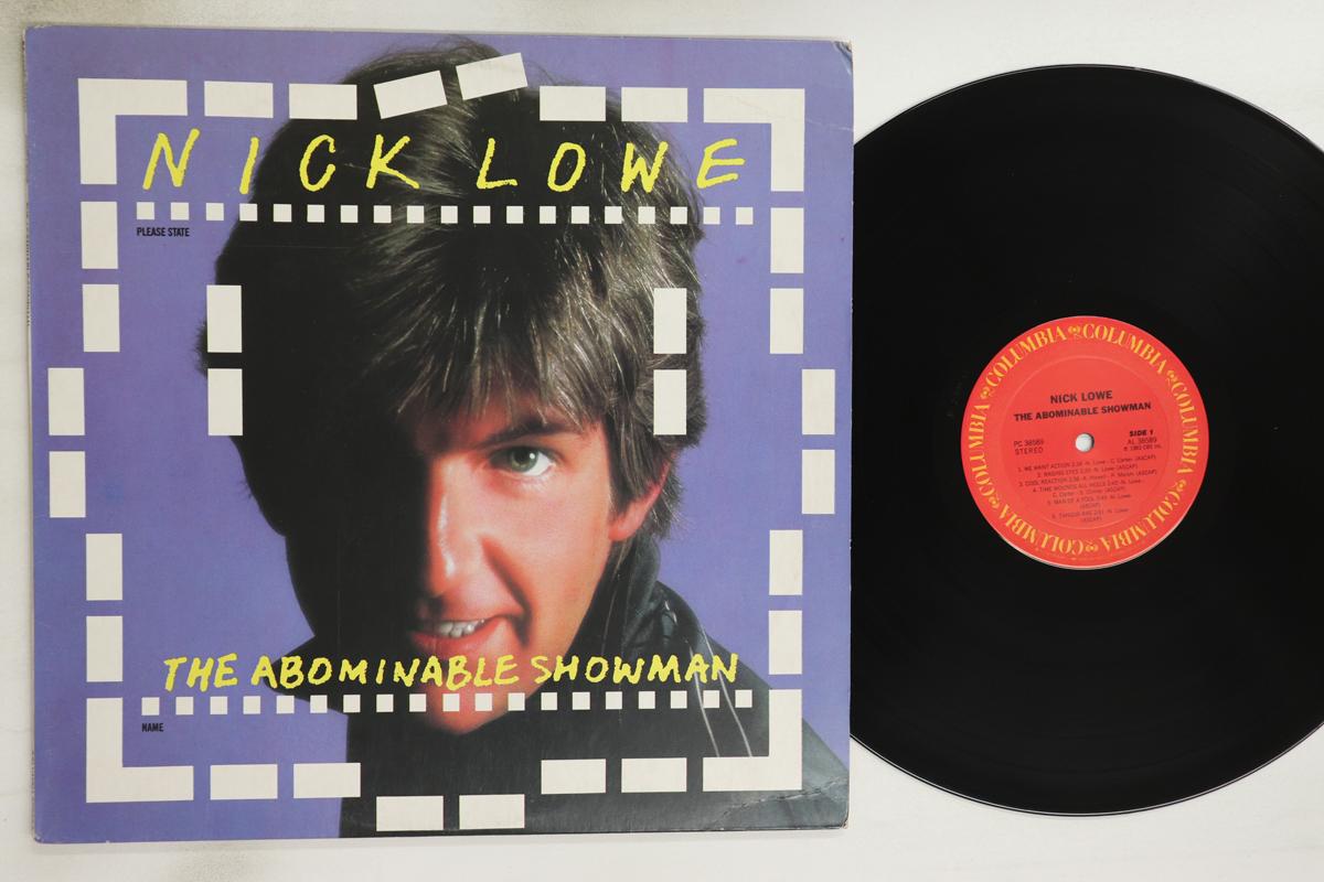 

LP Record NICK LOWE - Abominable Showman PC38589 COLUMBIA 1983 US Rock Used
